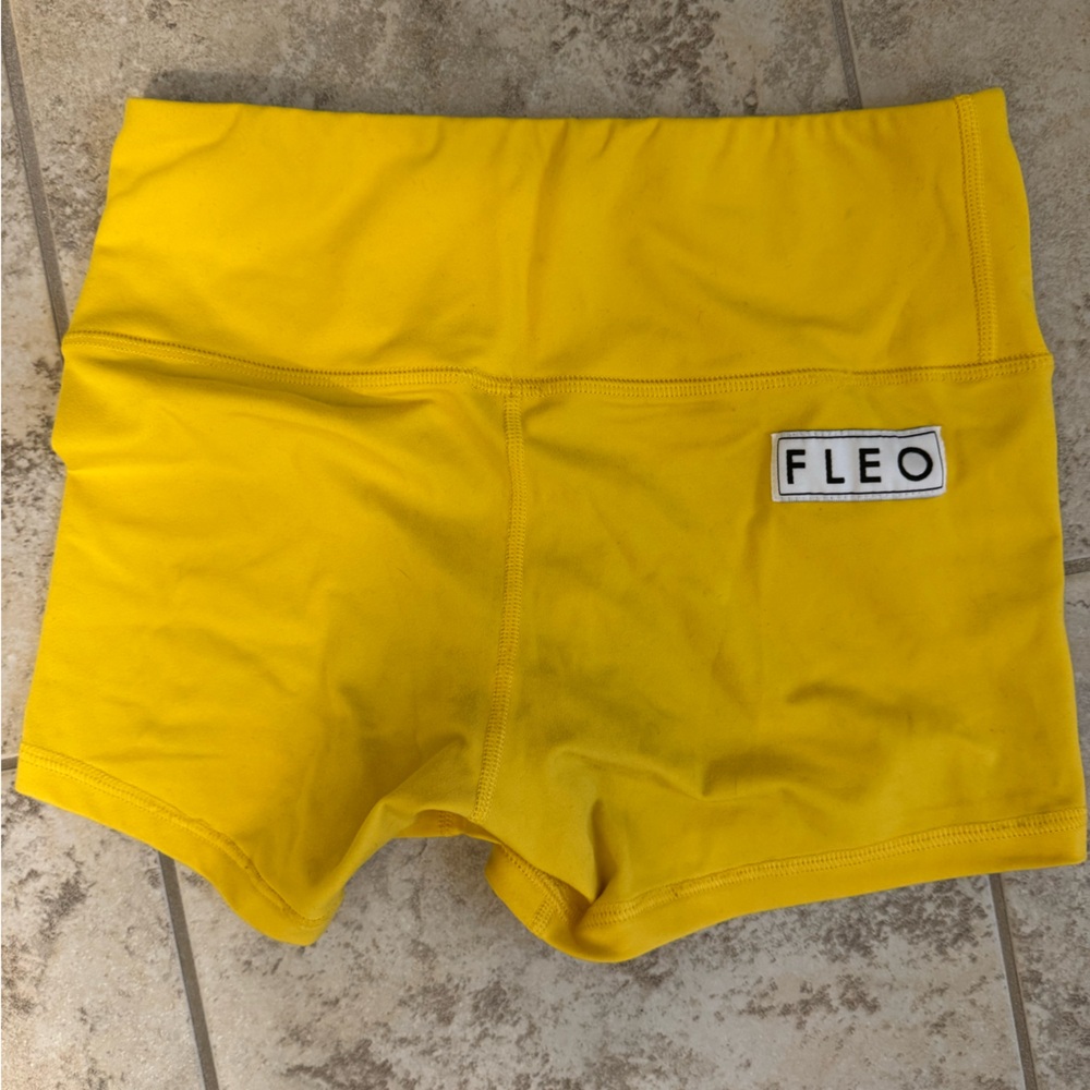 Fleo Vibrant Yellow Shorts